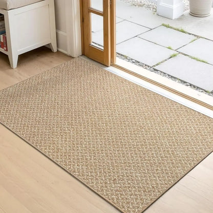 Novara Low-Profile Indoor Entrance Mat - Non-Slip Backing and Easy-Clean Design