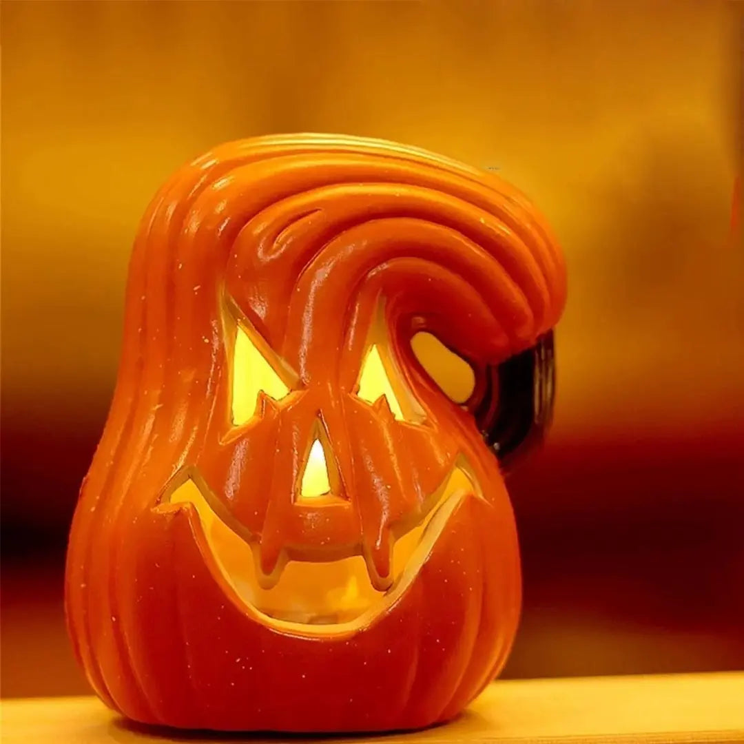 Decorative Pumpkin Halloween Props Lantern Light