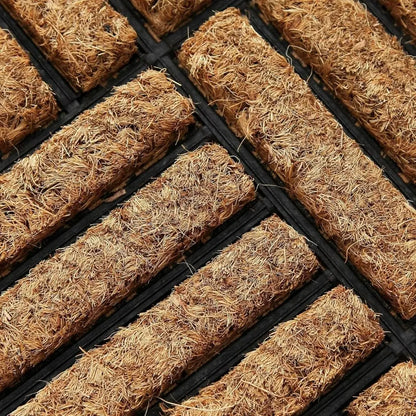 CoirWorks Boot-Scraper Door Mat - Heavy-Duty Coir with Non-Slip Rubber Backing