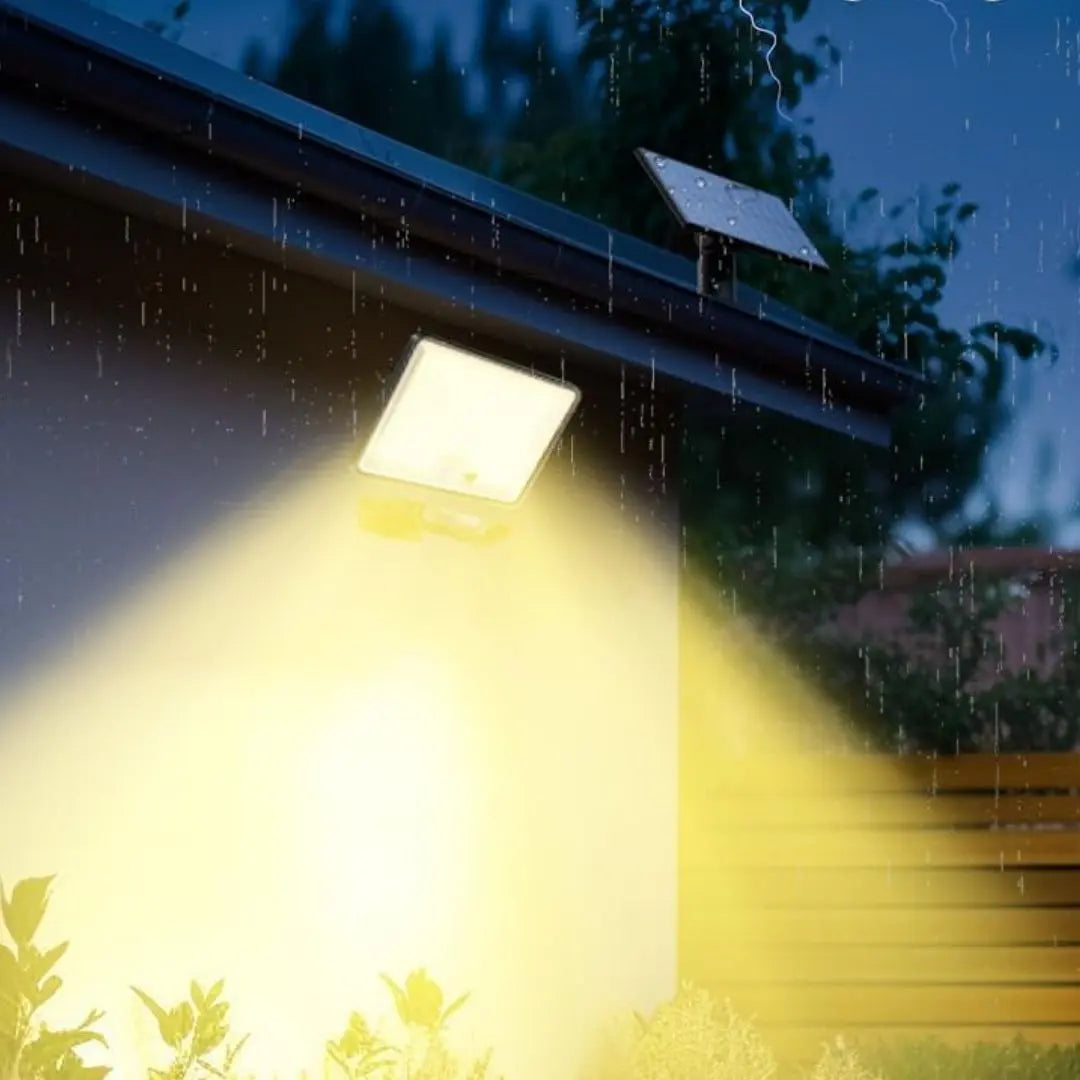 Lumora 342 LED Solar Security Lights - Outdoor Motion Sensor Floodlight
