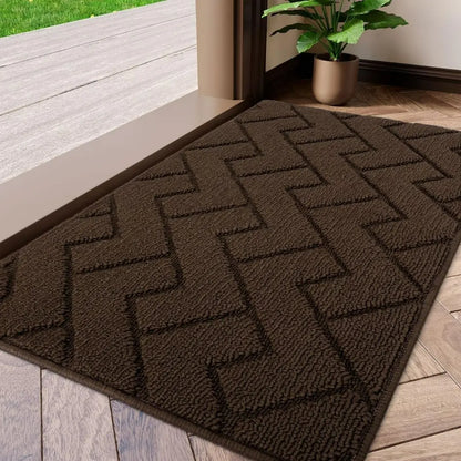 AbsorbGuard Indoor Doormat - Low Profile Non-Slip Washable Mat