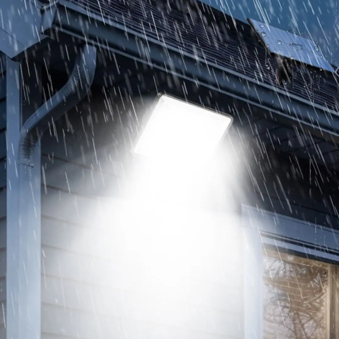 Lumora 342 LED Solar Security Lights - Outdoor Motion Sensor Floodlight