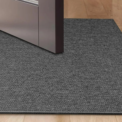 Novara Low-Profile Indoor Entrance Mat - Non-Slip Backing and Easy-Clean Design