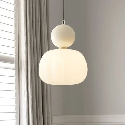 Scout Art Deco Pendant Light - Sculptural Globe Ceiling Lamp