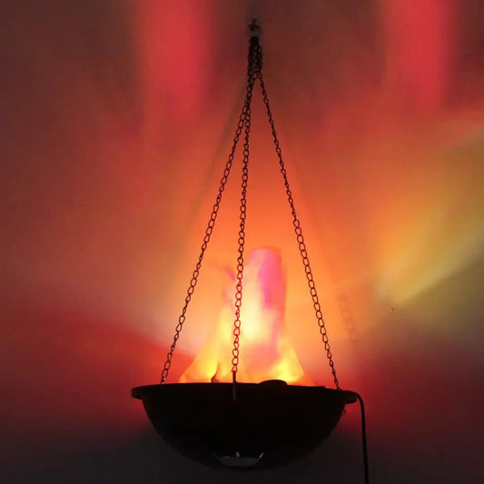 Halloween Decorative Flame Brazier - LED False Fire Pot