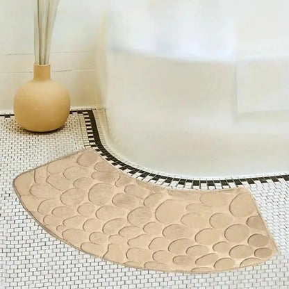 Curved Non Slip Bath Mat - Thickened Shower Room Mat