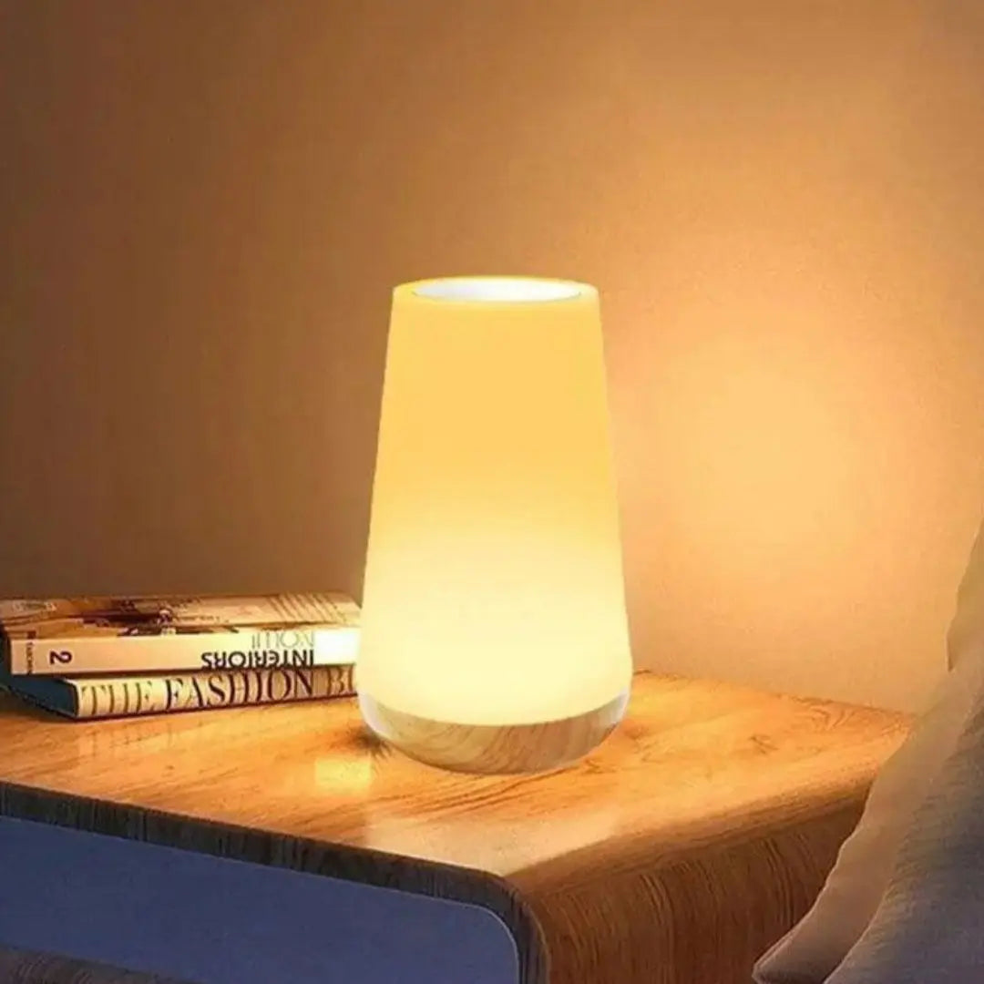 GlowTap - Portable Touch LED Lamp with Colour Modes and USB-C Charging