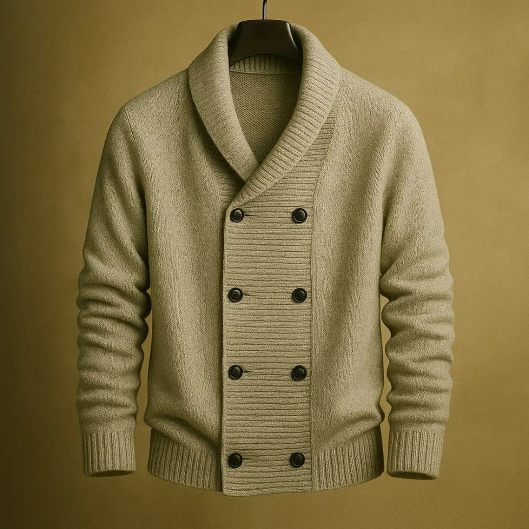 Adriano Cotton Shawl Cardigan