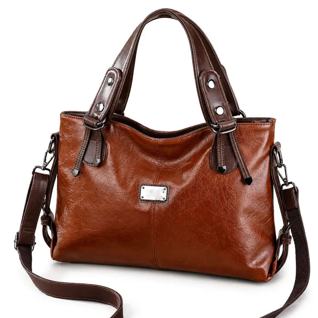 Velora – Retro Commuter Shoulder Bag Large Capacity Crossbody Handbag for Women