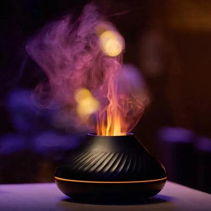 Flame Light Aromatherapy Humidifier with 7 Color