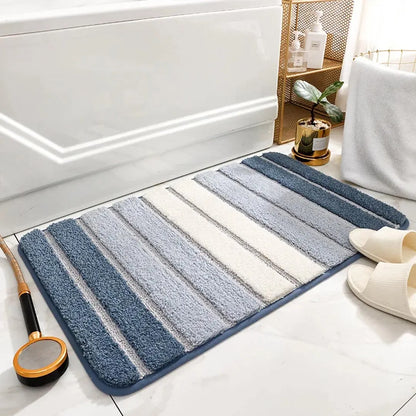 Non-Slip Absorbent Bathroom Mat - Soft Bath Rug for Home Use