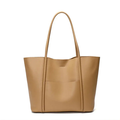 Genuine Leather Tote Bag for Women - Luxury Shoulder Bag