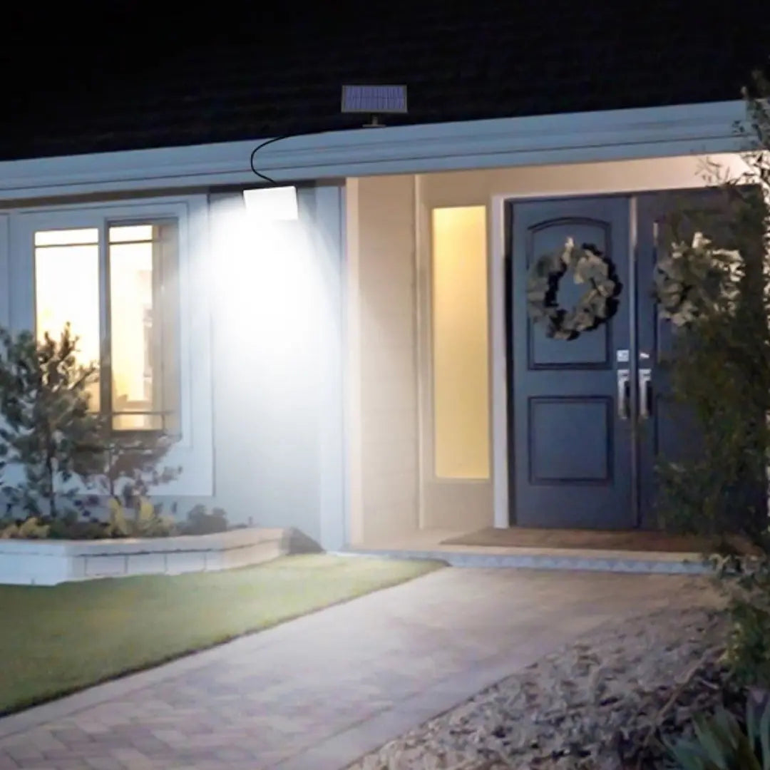 Lumora 342 LED Solar Security Lights - Outdoor Motion Sensor Floodlight