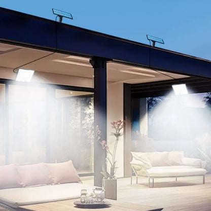 Lumora 342 LED Solar Security Lights - Outdoor Motion Sensor Floodlight
