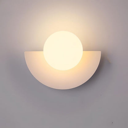 Everest Nordic Wall Lamp - Minimalist Semicircle LED Sconce in Multiple Colours