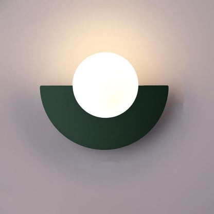 Everest Nordic Wall Lamp - Minimalist Semicircle LED Sconce in Multiple Colours