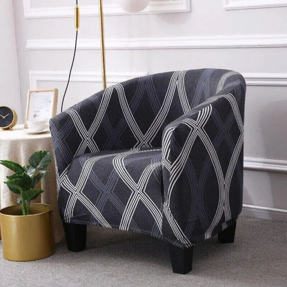 Celora Stretch Club Chair Slipcover - Elegant Tub Chair Protector with Soft Durable Fabric