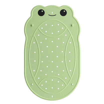 Frog-Shaped Non Slip Bath Mat for Kids - 76x45 cm
