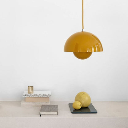 AuroraGlo LED Pendant Lamp - Modern Flower-Pot Style Hanging Light for Cozy Interiors