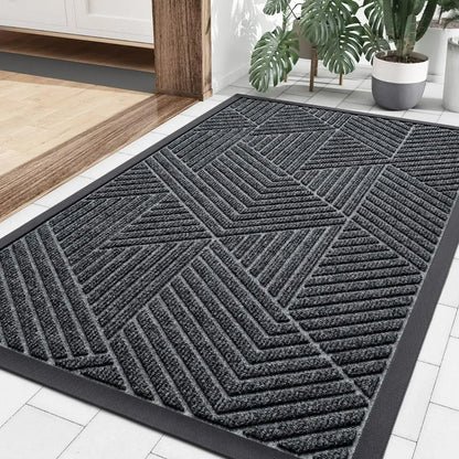 Zorri Heavy Duty Door Mat - Non-Slip Outdoor and Indoor Dirt Trapper Entrance Mat