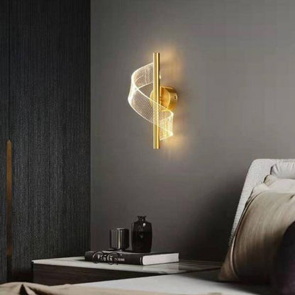 Glass Candelabra Wall Light - Luxe Vertical Glow with Sculpted Elegance