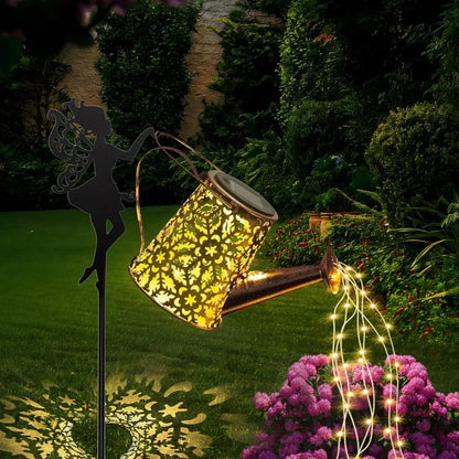 Luvora Solar Watering Can Lights - Decorative LED String Lantern with Dual Modes and Waterproof Design