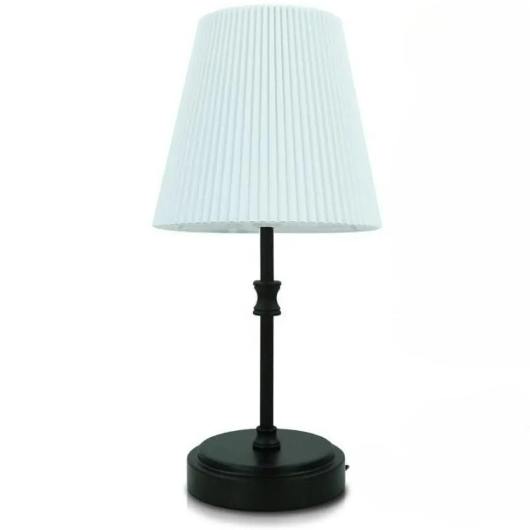 Gold Retro Bedside Lamp - 3-Way Touch Control with Dimmable LED Bulb