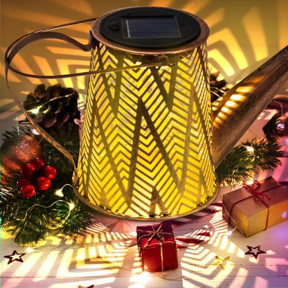 Luvora Solar Watering Can Lights - Decorative LED String Lantern with Dual Modes and Waterproof Design