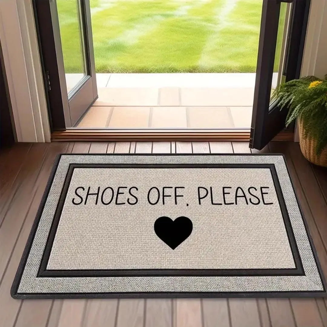 Shoes Off Please - Welcome Mat