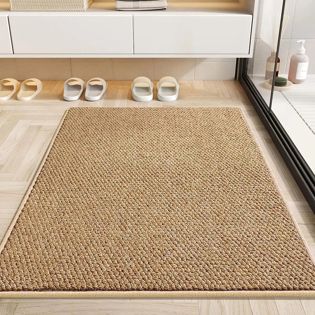 Absorbent Door Mat - Modern Geometric Pattern for Home Entrances