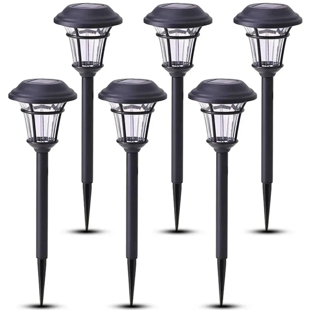 Solar Lights for Gardens - Set of 6/12 Solar Stake Lights for Pathways and Outdoor Decor