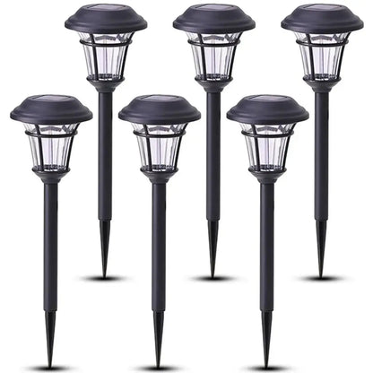 Solar Lights for Gardens - Set of 6/12 Solar Stake Lights for Pathways and Outdoor Decor