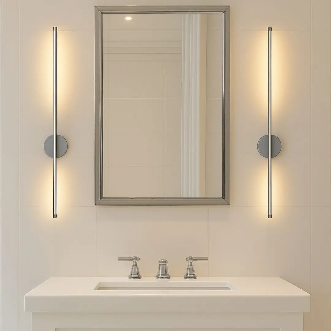 Liora Wireless Wall Sconces - Modern Black and Gold Fabric Shade Lighting
