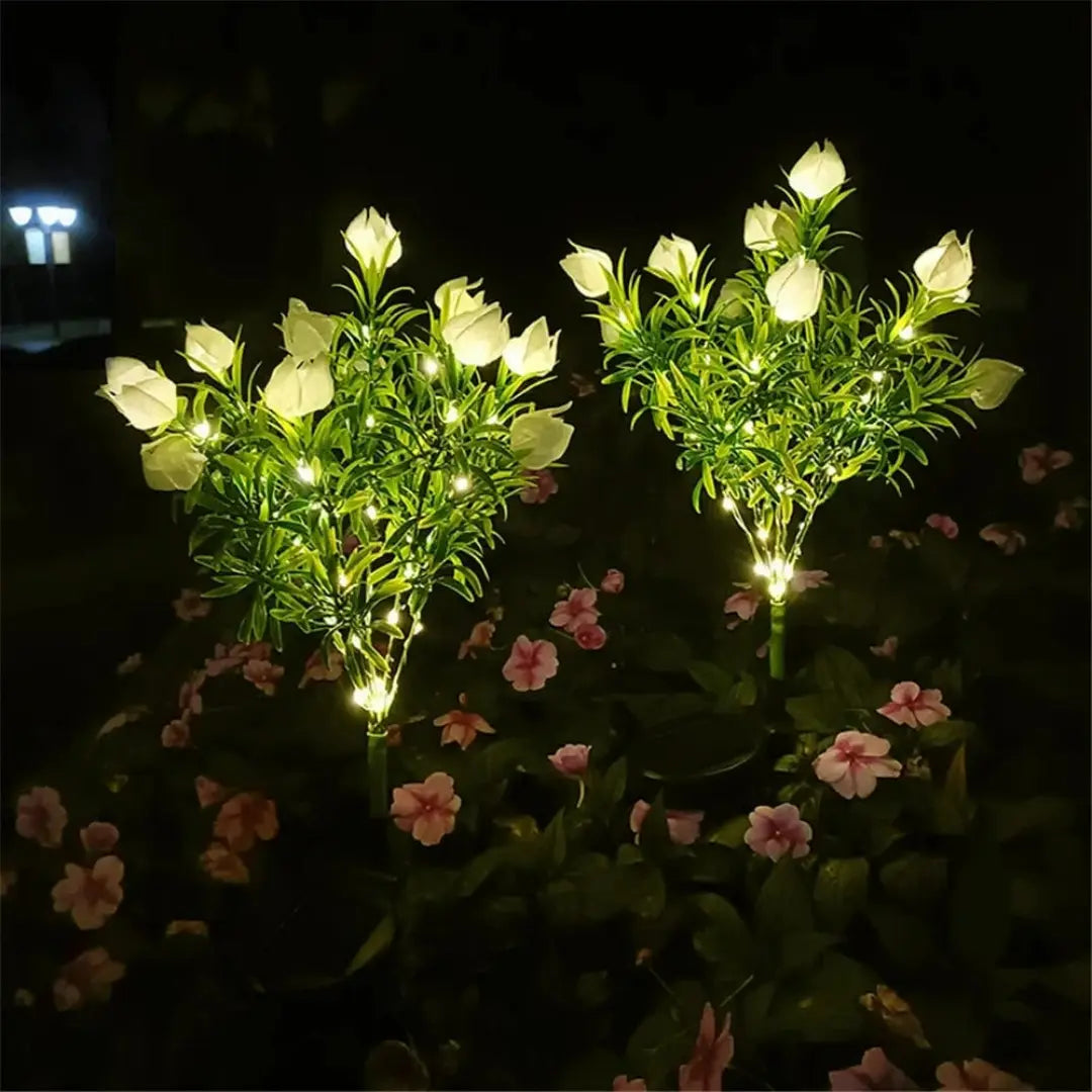 SunGlow - Solar Flower Tree Light - 42 LED Gardenia Lamp