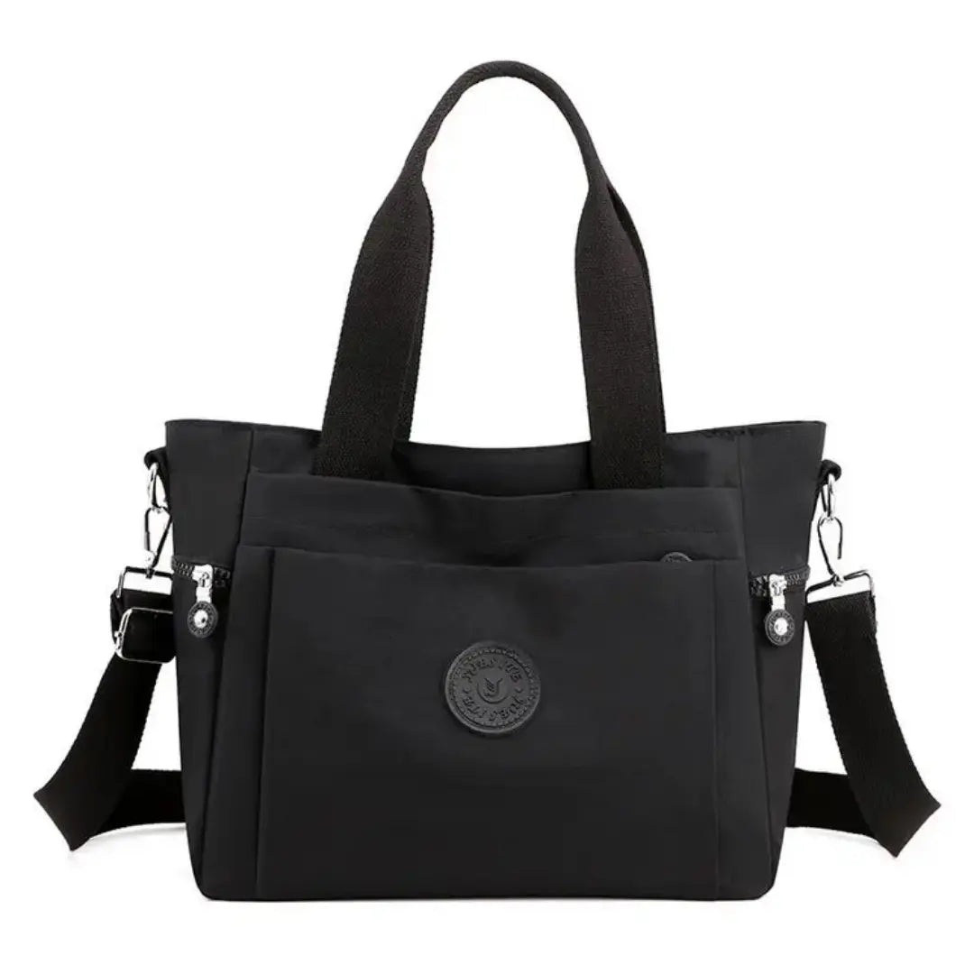 Nyvera – Nylon Tote Bag Lightweight Shoulder Handbag with Multiple Pockets
