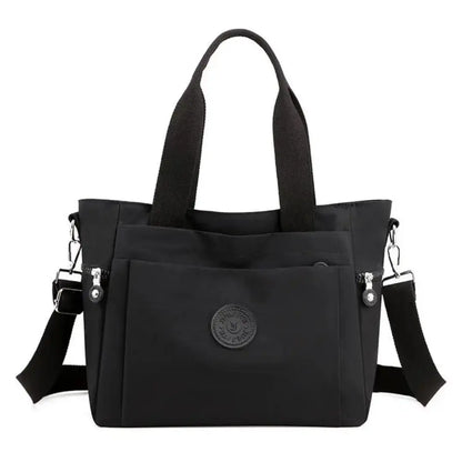 Nyvera – Nylon Tote Bag Lightweight Shoulder Handbag with Multiple Pockets