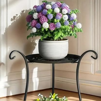 2 Tier Metal Plant Stand for Indoor and Outdoor Decor