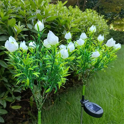 SunGlow - Solar Flower Tree Light - 42 LED Gardenia Lamp