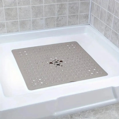 Non-Slip Square Bathtub Mat and Shower Mat - 53 x 53 cm