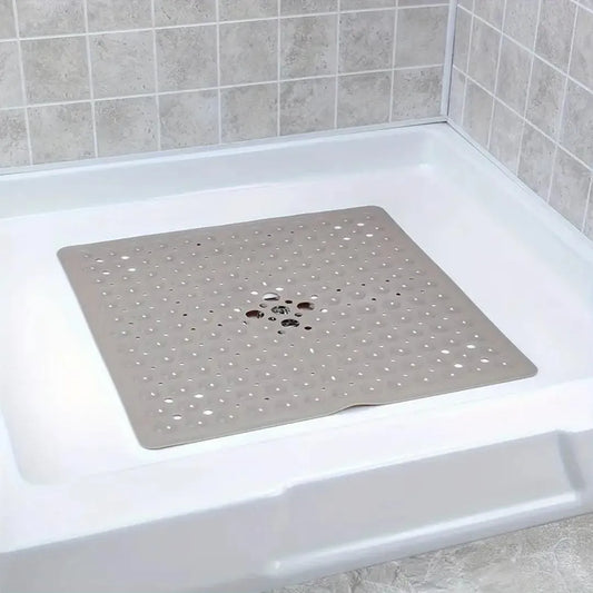 Non-Slip Square Bathtub Mat and Shower Mat - 53 x 53 cm