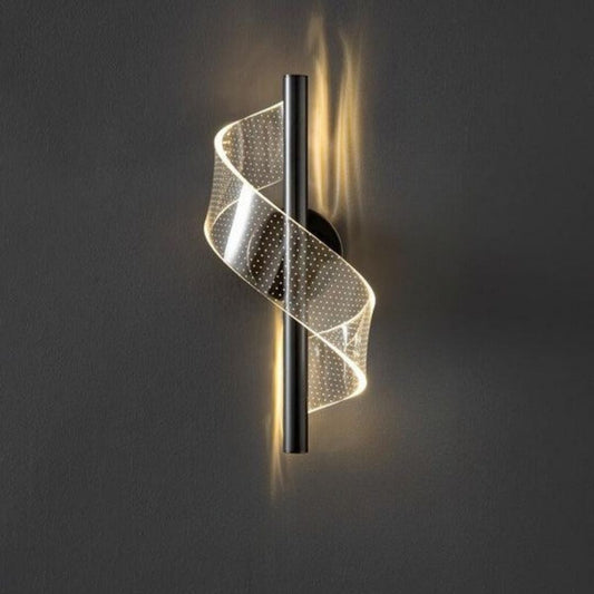 Glass Candelabra Wall Light - Luxe Vertical Glow with Sculpted Elegance
