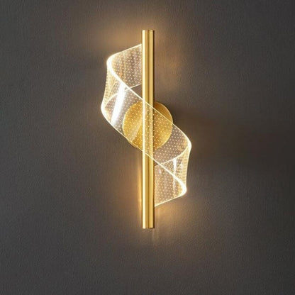 Glass Candelabra Wall Light - Luxe Vertical Glow with Sculpted Elegance