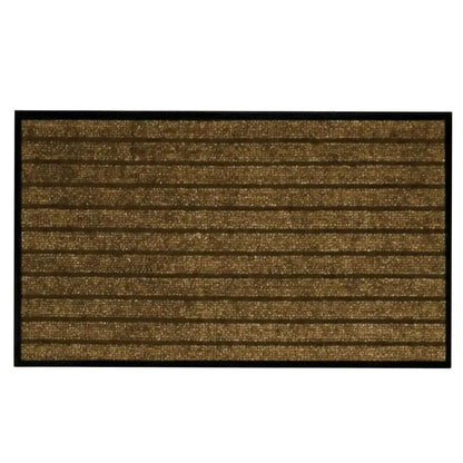 RibbedGuard Heavy-Duty Door Mat - Non-Slip Rubber Backed Indoor and Outdoor Entrance Mat