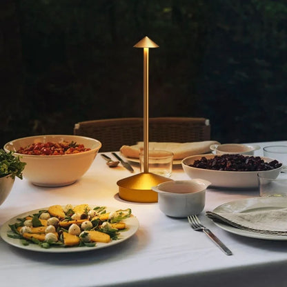 Shanghai Table Lamp - Sleek Nordic Rechargeable LED Lamp with Touch Control