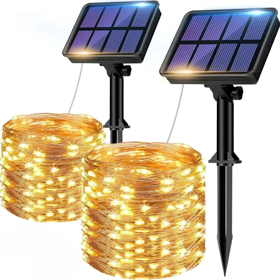 HalloweenGlow Solar String Lights - Fairy Lights for Outdoor Decorations