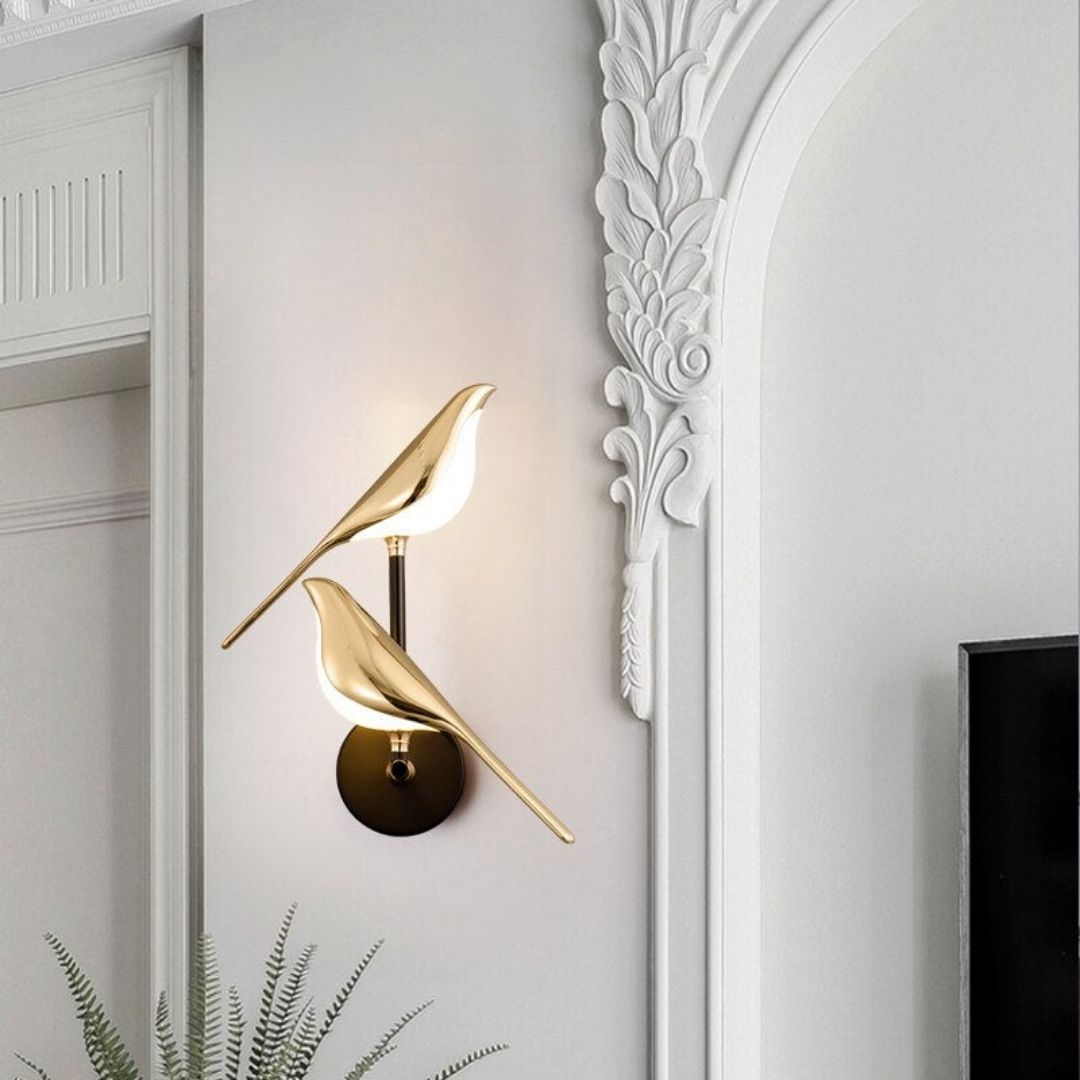 MisterBird Modern Wall Light - Magnetic LED Bird Lamp for Artistic Interiors