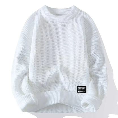 Hudson Waffle Crewneck Sweater