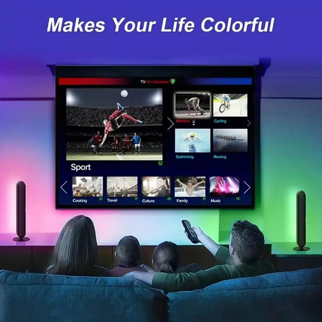 2 Pack LED Strip Lights for Room, Gaming and TV Backlighting
