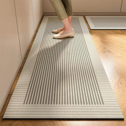 Arvini Anti-Fatigue Kitchen Rug - Absorbent Fiber Mat with Non-Slip Rubber Backing
