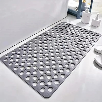 Square Non-Slip Shower Mat - Quick Drainage Bath Mat